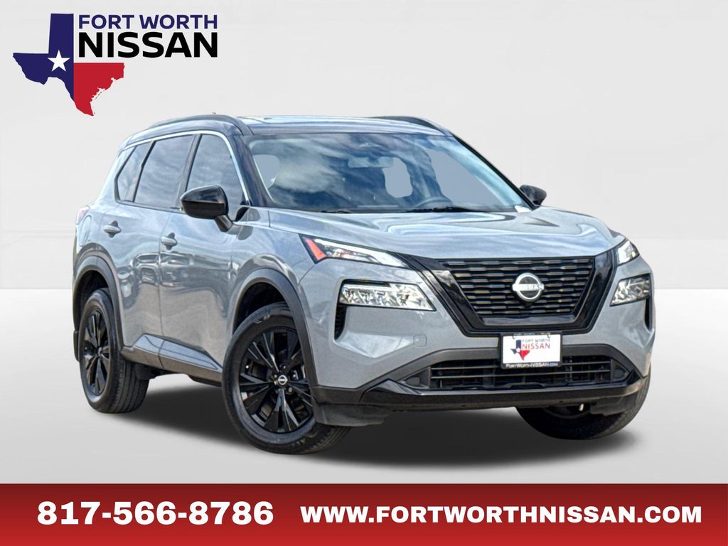 Boulder Gray Pearl/Super Black 2023 Nissan Rogue SV FWD SUV / Crossover Front-Wheel Drive Continuously Variable Transmission