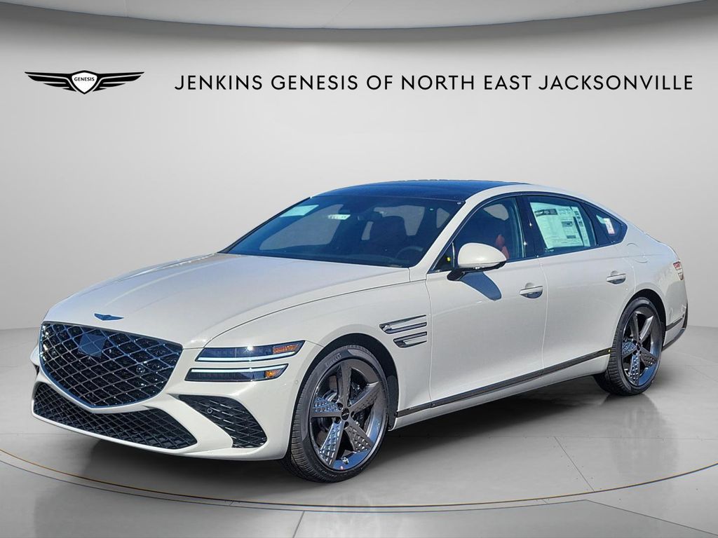 Vatna Gray 2026 Genesis G80 2.5T Sport Prestige AWD Sedan All-Wheel Drive 8-Speed Automatic