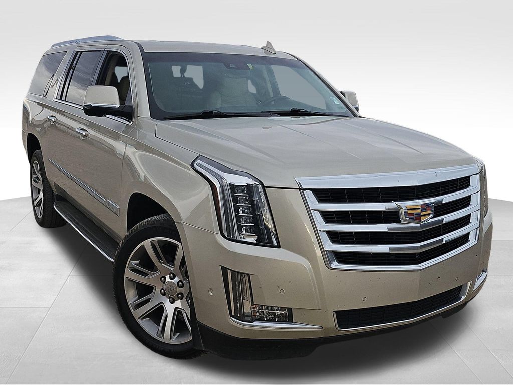 Silver Coast Metallic 2017 Cadillac Escalade ESV SUV / Crossover Four-Wheel Drive 8-Speed Automatic