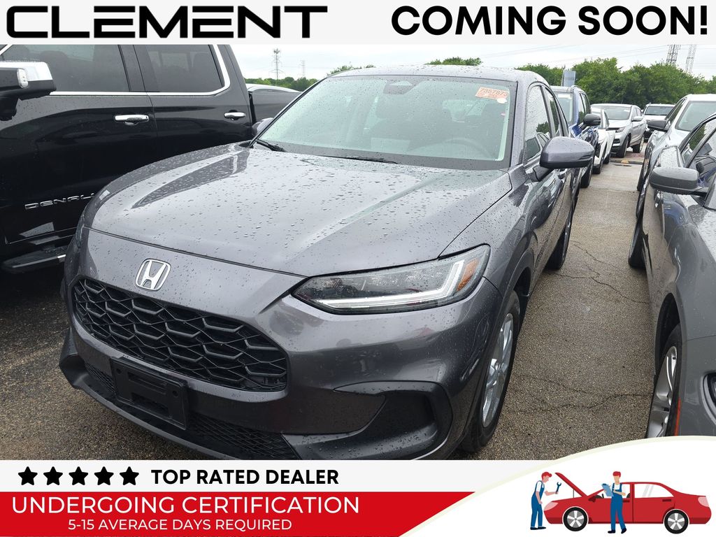 Urban Gray Pearl 2025 Honda HR-V LX FWD SUV / Crossover Front-Wheel Drive Continuously Variable Transmission