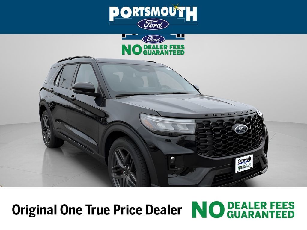 Agate Black Metallic 2026 Ford Explorer ST AWD SUV / Crossover All-Wheel Drive Automatic