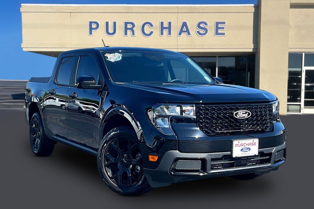 Shadow Black 2025 Ford Maverick XLT SuperCrew AWD Pickup Truck All-Wheel Drive 8-Speed Automatic