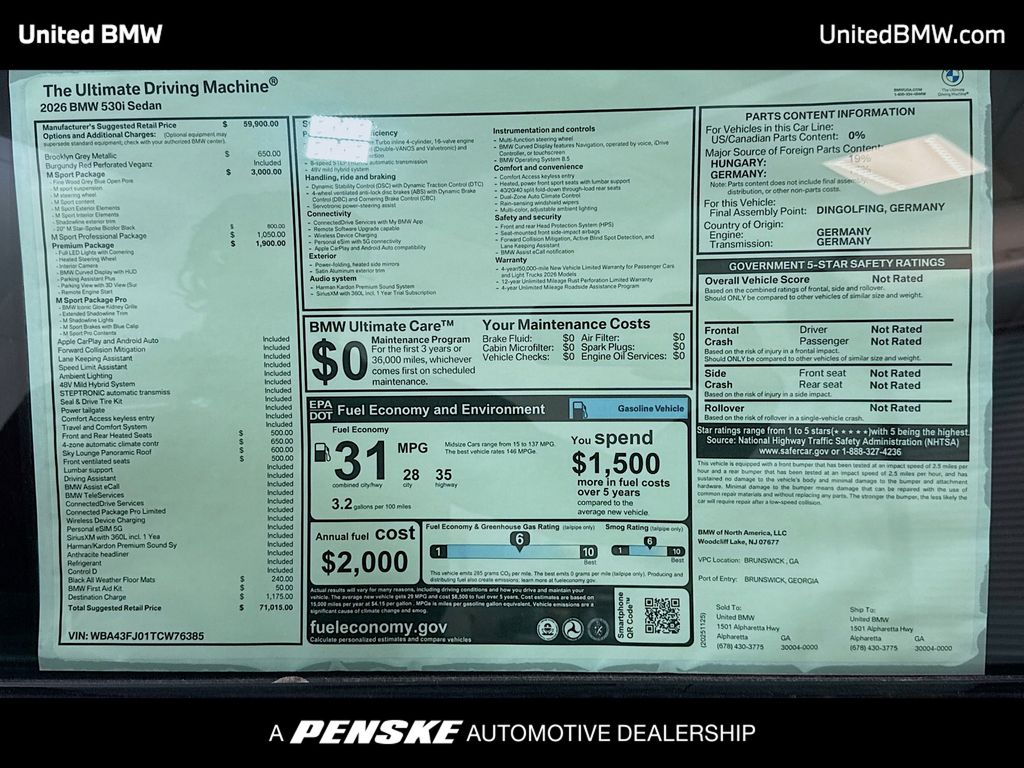 Thumbnail: 2026 BMW 5 Series - 15