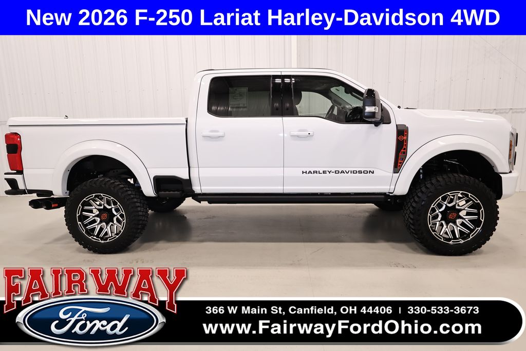 Oxford White 2026 Ford F-250 Super Duty Lariat Crew Cab 4WD Pickup Truck Four-Wheel Drive Automatic