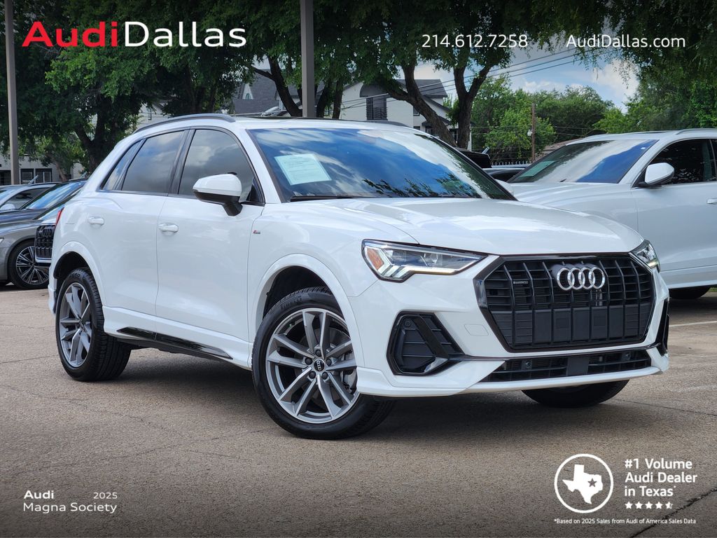 Glacier White Metallic 2025 Audi Q3 quattro Premium S Line 45 TFSI SUV / Crossover All-Wheel Drive 8-Speed Automatic