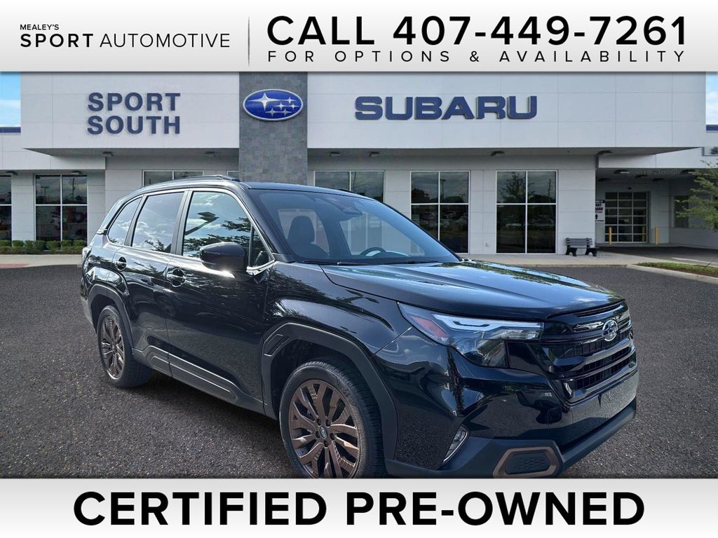Crystal Black Silica 2026 Subaru Forester SUV / Crossover All-Wheel Drive Continuously Variable Transmission