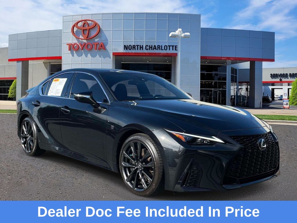 Black (Caviar) 2025 Lexus IS 350 F Sport Design RWD Sedan Rear-Wheel Drive 8-Speed Automatic