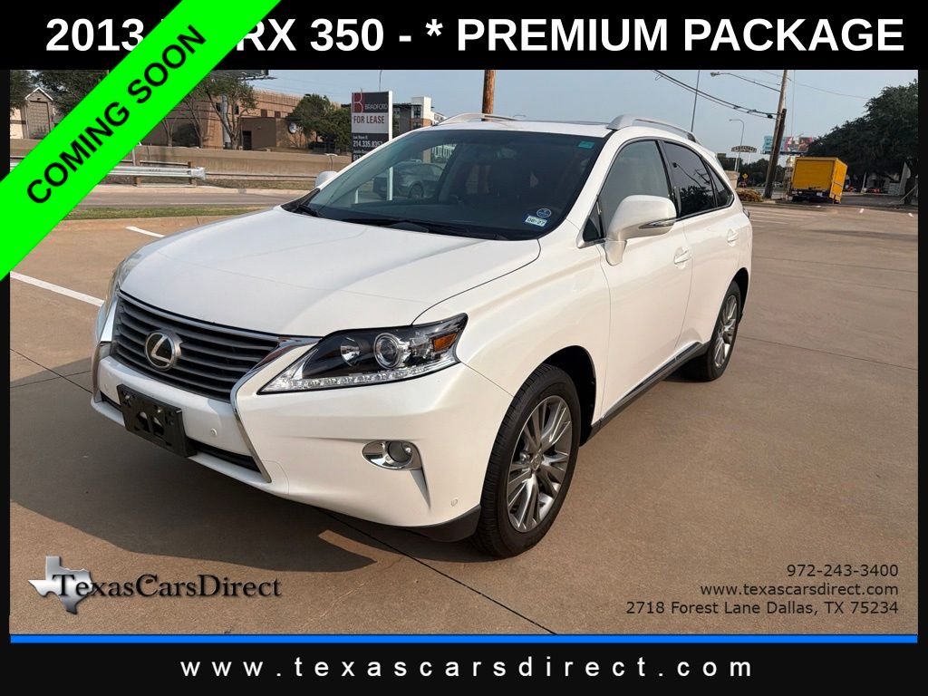 Starfire Pearl 2013 Lexus RX SUV / Crossover Front-Wheel Drive 6-Speed Automatic