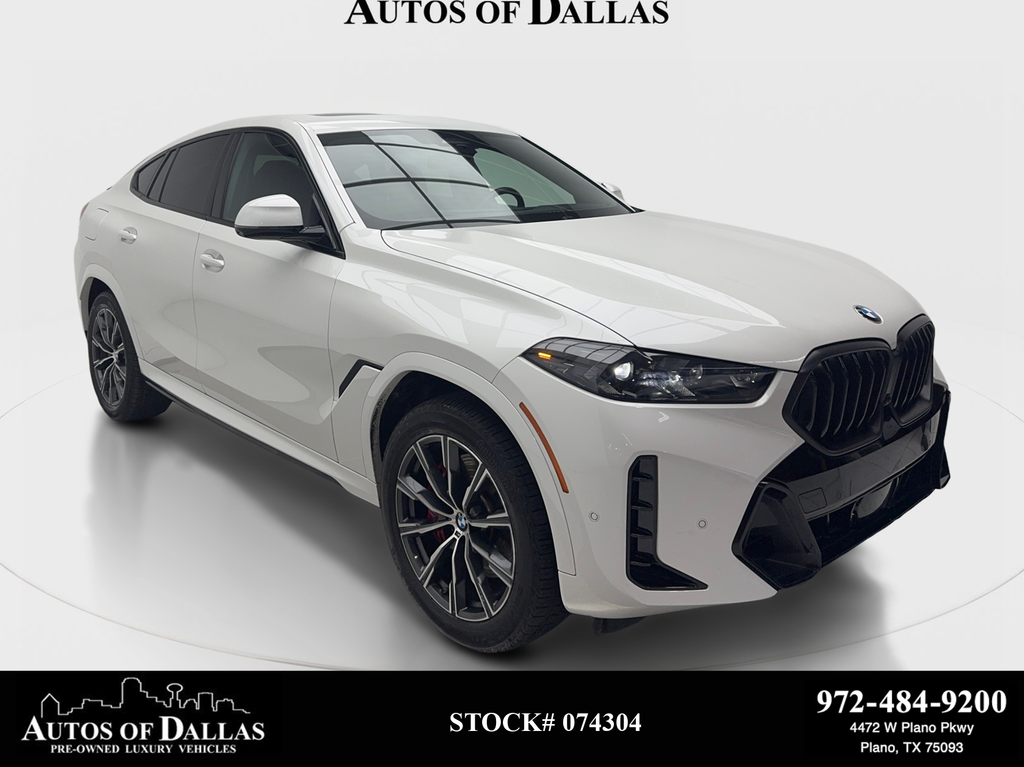 Mineral White Metallic 2026 BMW X6 SUV / Crossover All-Wheel Drive 8-Speed Automatic