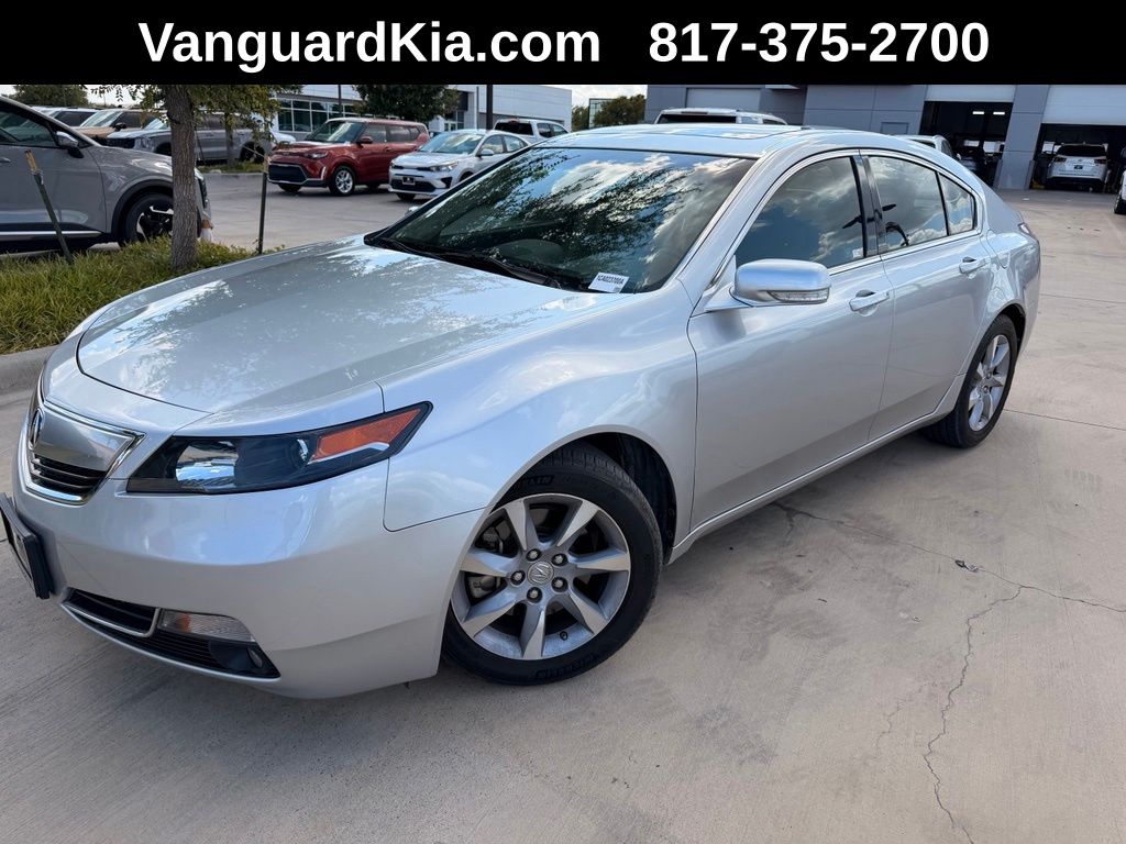 Forged Silver Metallic 2012 Acura TL Sedan Front-Wheel Drive 6-Speed Automatic