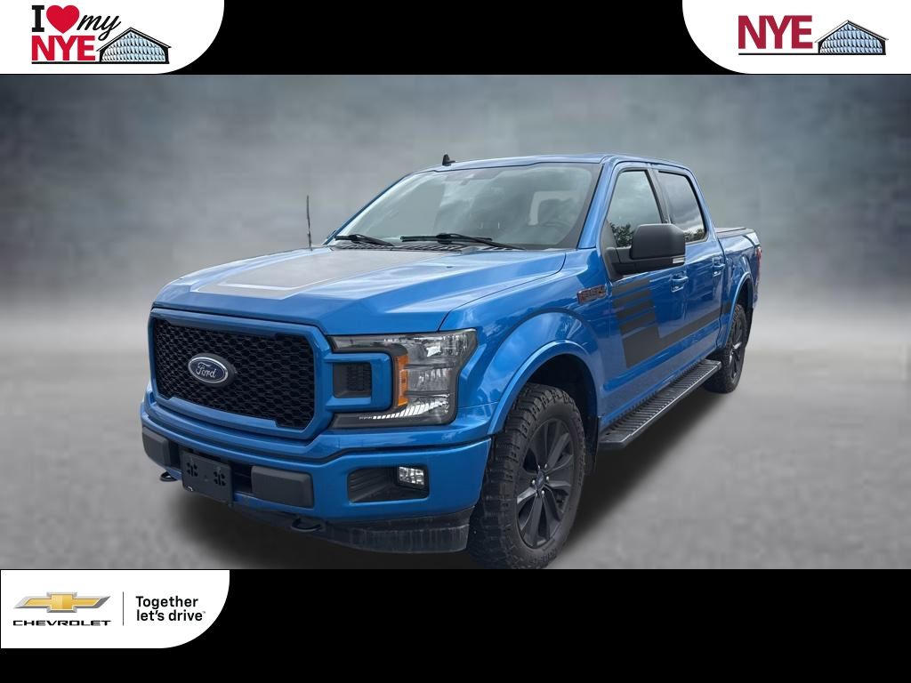 Blue Metallic 2019 Ford F-150 XLT SuperCrew 4WD Pickup Truck Four-Wheel Drive Automatic