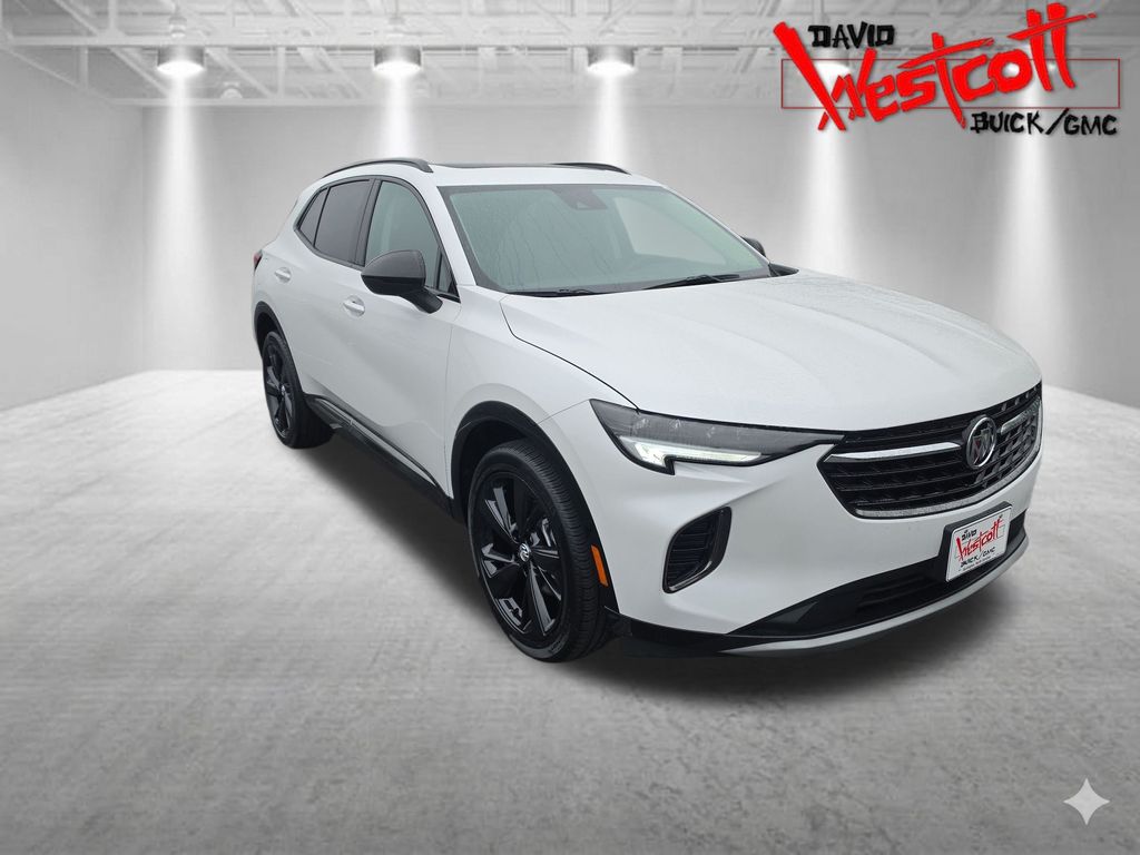 White Frost Tricoat 2023 Buick Envision SUV / Crossover All-Wheel Drive 9-Speed Automatic