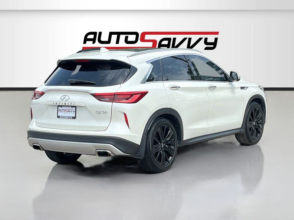 2021 INFINITI QX50 Sensory White at Toyota of Victoria