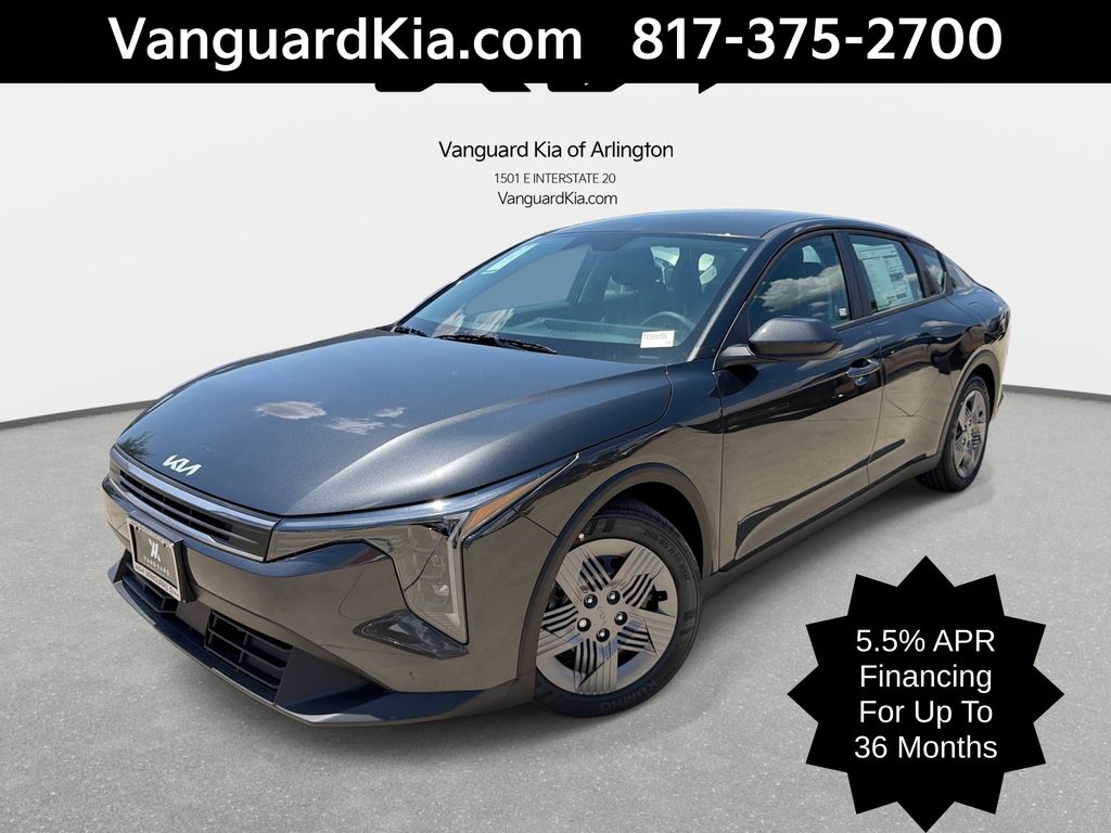 Interstellar Gray 2026 Kia K4 Sedan Front-Wheel Drive Continuously Variable Transmission