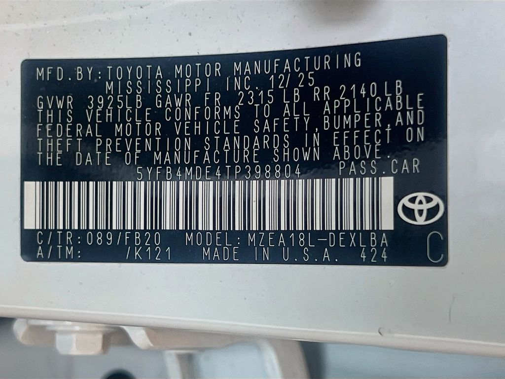 Used 2026 Beige Toyota LE image 31