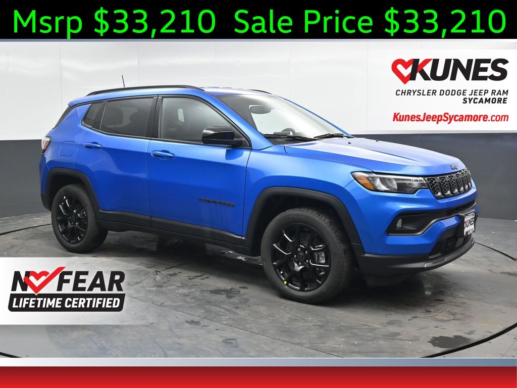 Hydro Blue Pearlcoat 2026 Jeep Compass SUV / Crossover Four-Wheel Drive 8-Speed Automatic