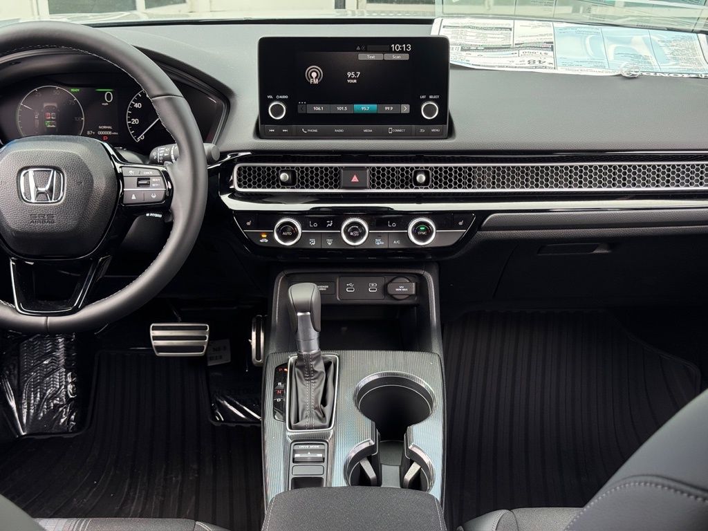 2026 Honda Civic Hybrid Sport Gray at Shottenkirk Kia Fort Bend