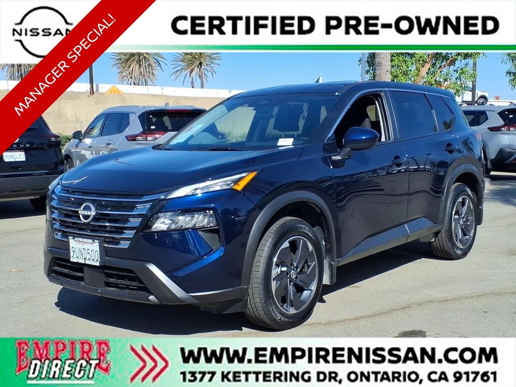Deep Ocean Blue Pearl 2025 Nissan Rogue SUV / Crossover Front-Wheel Drive Continuously Variable Transmission