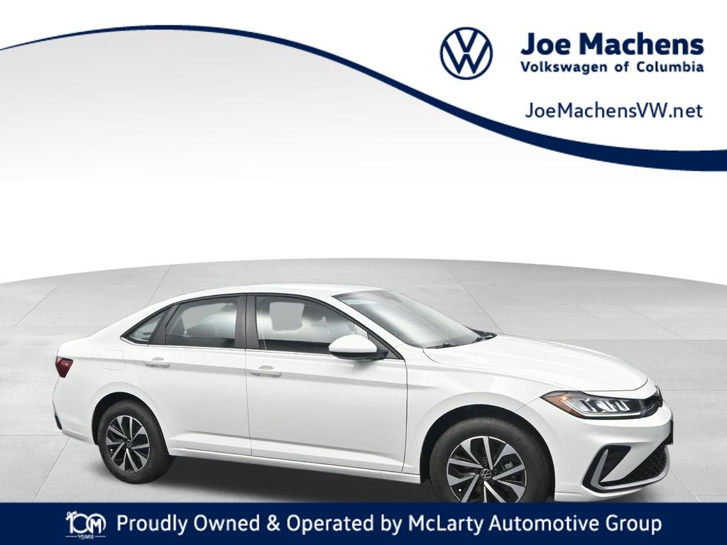 Pure White 2026 Volkswagen Jetta Sedan Front-Wheel Drive 8-Speed Automatic