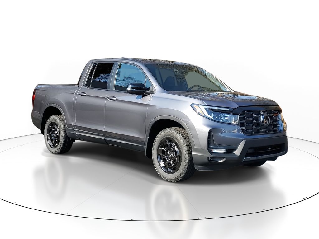 Gray (Modern Steel Metallic) 2026 Honda Ridgeline Pickup Truck All-Wheel Drive 9-Speed Automatic