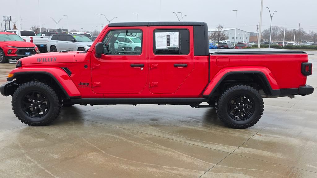 Certified 2021 Jeep Gladiator WILLYS with VIN 1C6HJTAG0ML618377 for sale in Kansas City