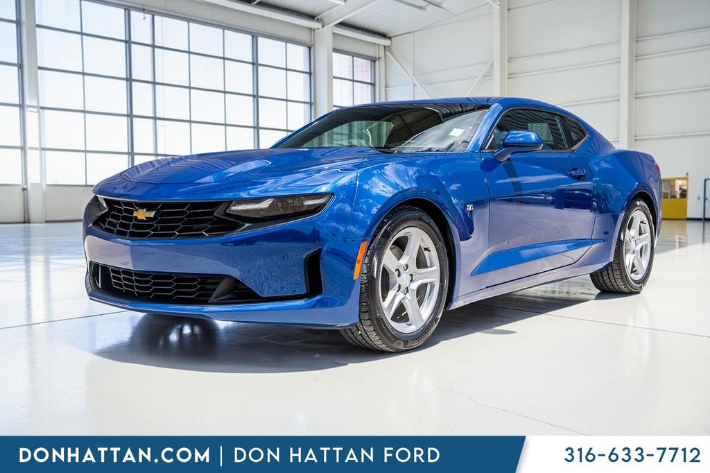 Riverside Blue Metallic 2019 Chevrolet Camaro Coupe Rear-Wheel Drive 6-Speed Manual