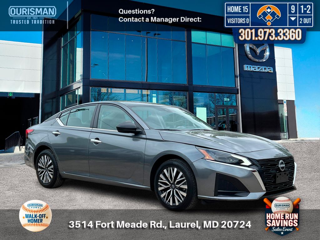 Gray (Gun Metallic) 2024 Nissan Altima 2.5 SV AWD Sedan All-Wheel Drive Continuously Variable Transmission