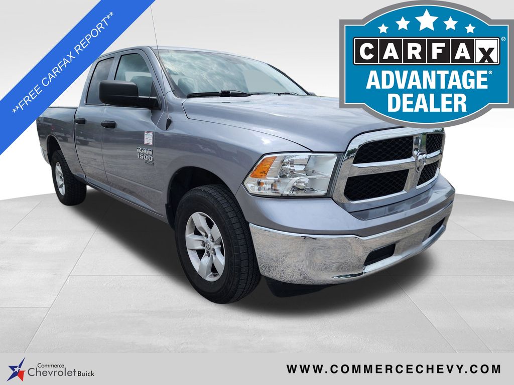 Billet Silver Metallic Clearcoat 2024 RAM 1500 Classic SLT Quad Cab 4WD Pickup Truck Four-Wheel Drive 8-Speed Automatic