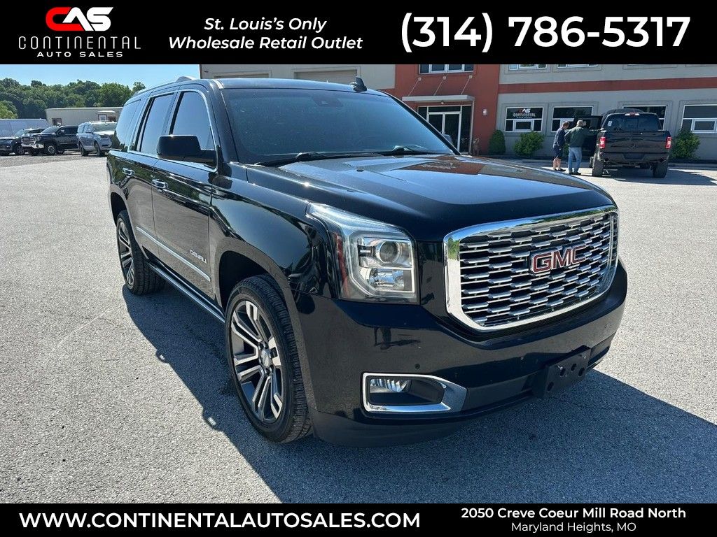 Onyx Black 2020 GMC Yukon Denali 4WD SUV / Crossover Four-Wheel Drive