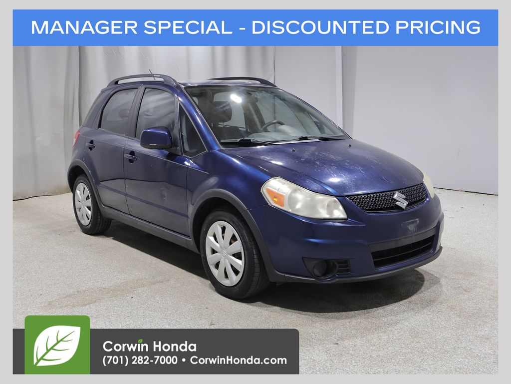 Deep Sea Blue Metallic 2010 Suzuki SX4 SUV / Crossover All-Wheel Drive 6-Speed Manual