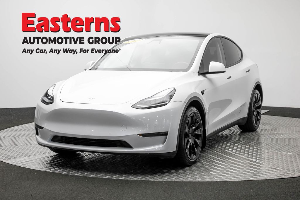 White 2021 Tesla Model Y SUV / Crossover All-Wheel Drive 1-Speed Automatic