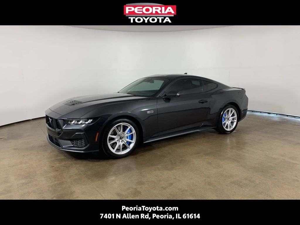 Gray Metallic 2024 Ford Mustang GT Premium Fastback RWD Coupe Rear-Wheel Drive Automatic