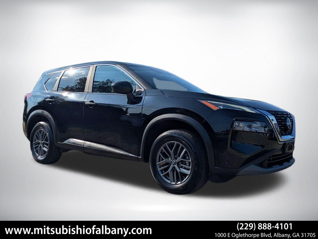 Super Black 2023 Nissan Rogue SUV / Crossover Front-Wheel Drive Continuously Variable Transmission