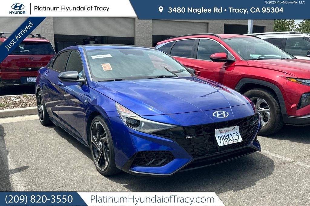 Intense Blue 2023 Hyundai Elantra Sedan Front-Wheel Drive 7-Speed Dual Clutch