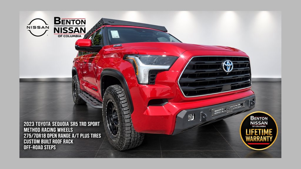 Red 2023 Toyota Sequoia SUV / Crossover Four-Wheel Drive Automatic