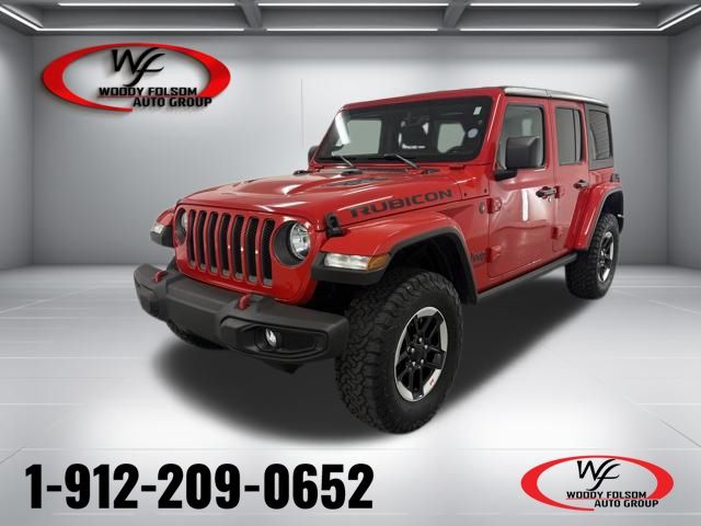 Firecracker Red Clearcoat 2021 Jeep Wrangler Unlimited Rubicon 4WD SUV / Crossover Four-Wheel Drive 8-Speed Automatic