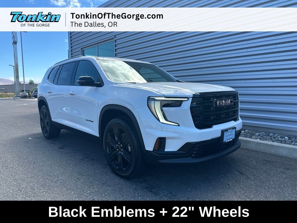 Summit White 2026 GMC Acadia SUV / Crossover Four-Wheel Drive 8-Speed Automatic
