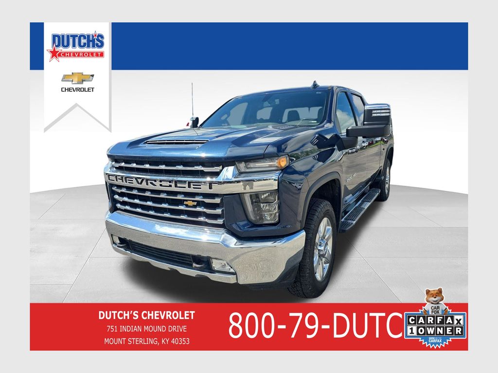 Northsky Blue Metallic 2020 Chevrolet Silverado 3500HD Pickup Truck Four-Wheel Drive 6-Speed Automatic