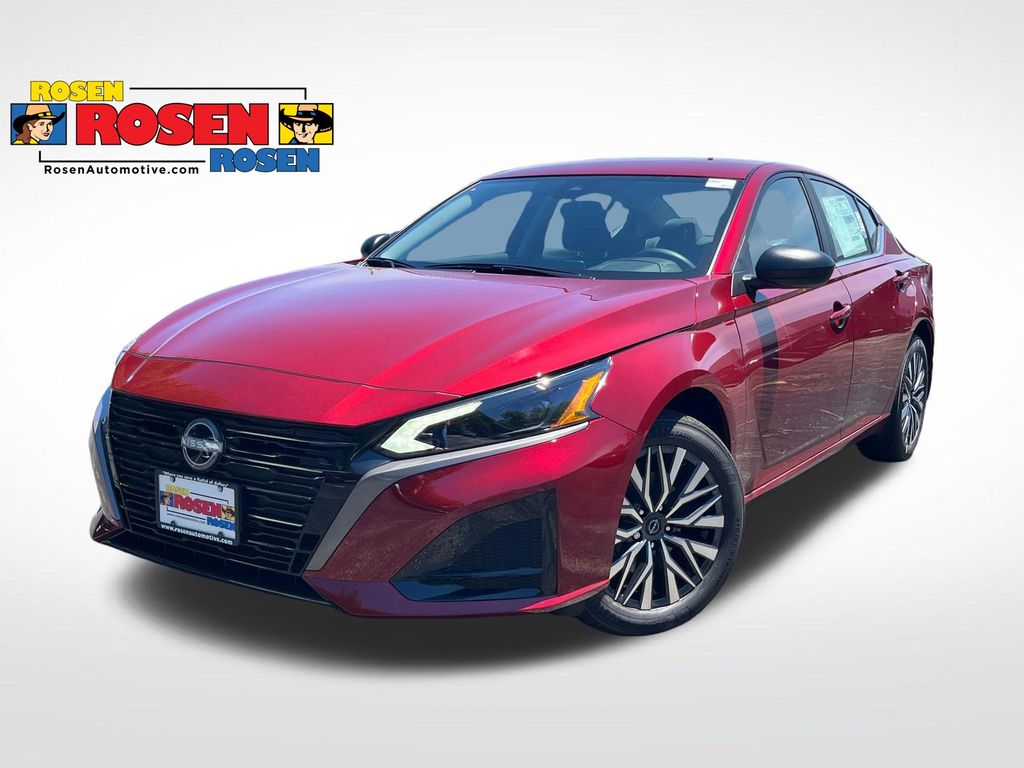 Red (Scarlet Ember Tintcoat) 2026 Nissan Altima Sedan All-Wheel Drive Continuously Variable Transmission