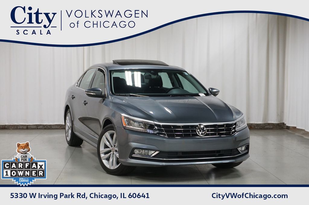 Platinum Gray Metallic 2018 Volkswagen Passat 2.0T SEL Premium FWD Sedan Front-Wheel Drive 6-Speed Automatic