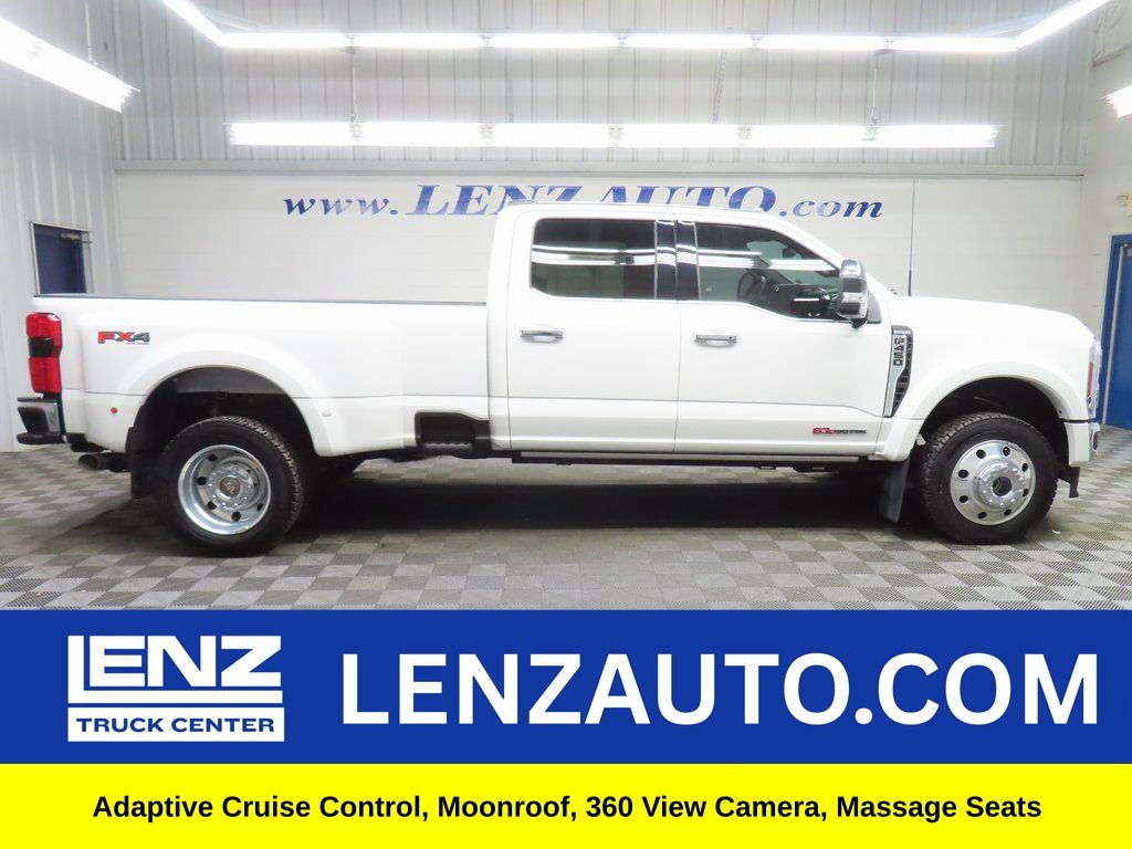 Star White Metallic Tri-Coat 2025 Ford F-450 Super Duty Pickup Truck Four-Wheel Drive Automatic