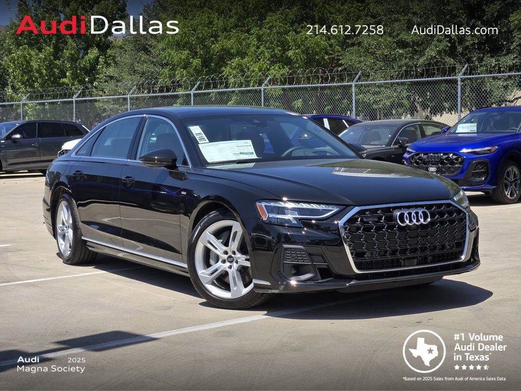 Black 2026 Audi A8 Sedan All-Wheel Drive 8-Speed Automatic
