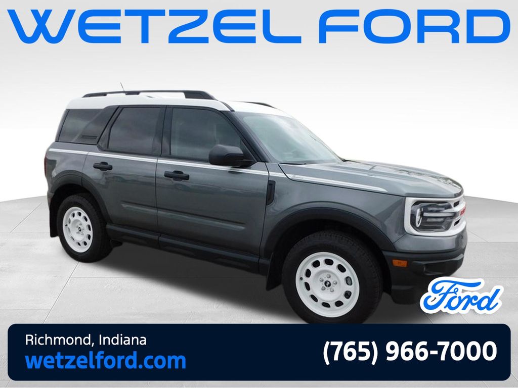 Gray Metallic 2024 Ford Bronco Sport SUV / Crossover All-Wheel Drive 8-Speed Automatic
