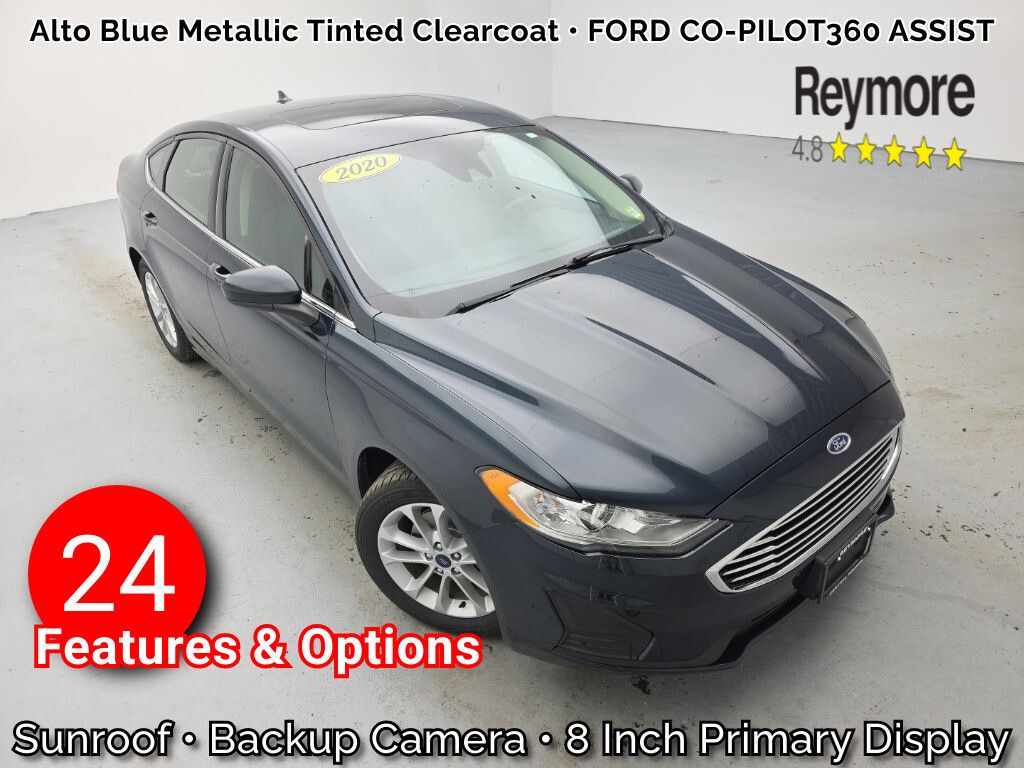 Blue Metallic 2020 Ford Fusion Sedan Front-Wheel Drive 6-Speed Automatic