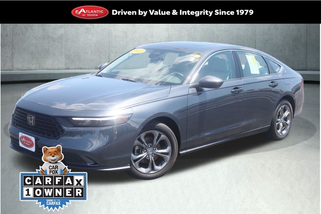 Meteorite Gray Metallic 2023 Honda Accord Sedan Front-Wheel Drive Continuously Variable Transmission