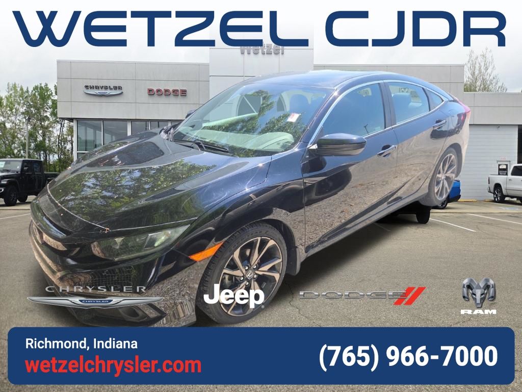Nh-731 2021 Honda Civic Sport FWD Sedan Front-Wheel Drive Continuously Variable Transmission