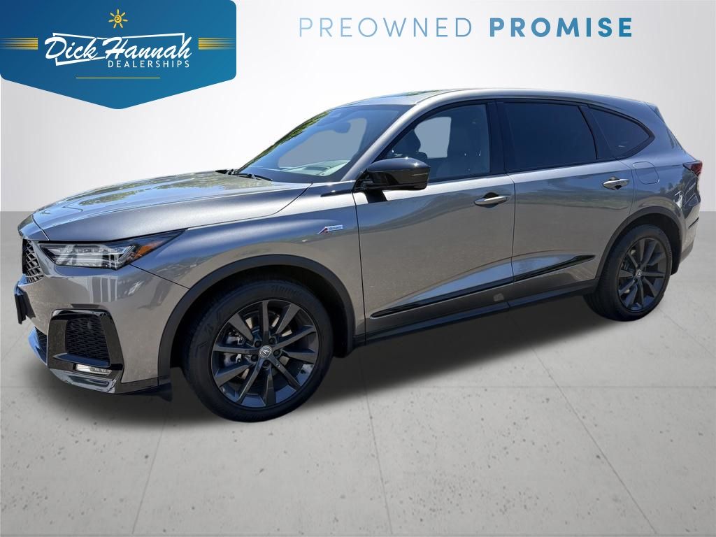 Liquid Carbon Metallic 2025 Acura MDX SUV / Crossover All-Wheel Drive Automatic