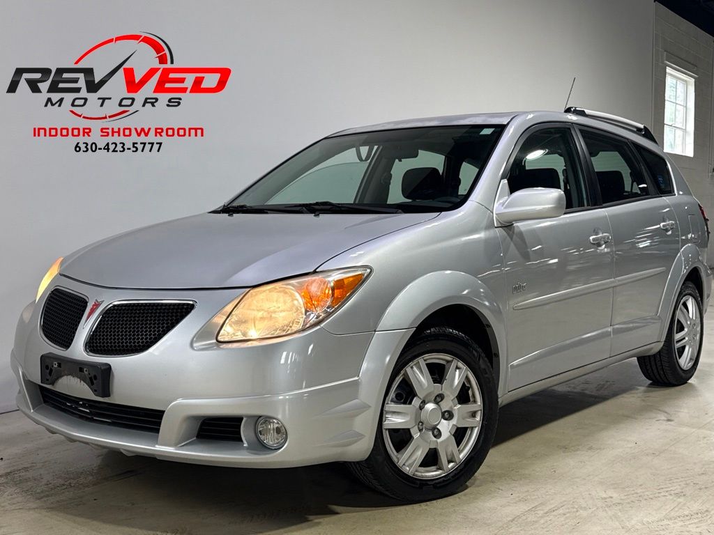 Silver Metallic 2005 Pontiac Vibe Hatchback Front-Wheel Drive 4-Speed Automatic Overdrive