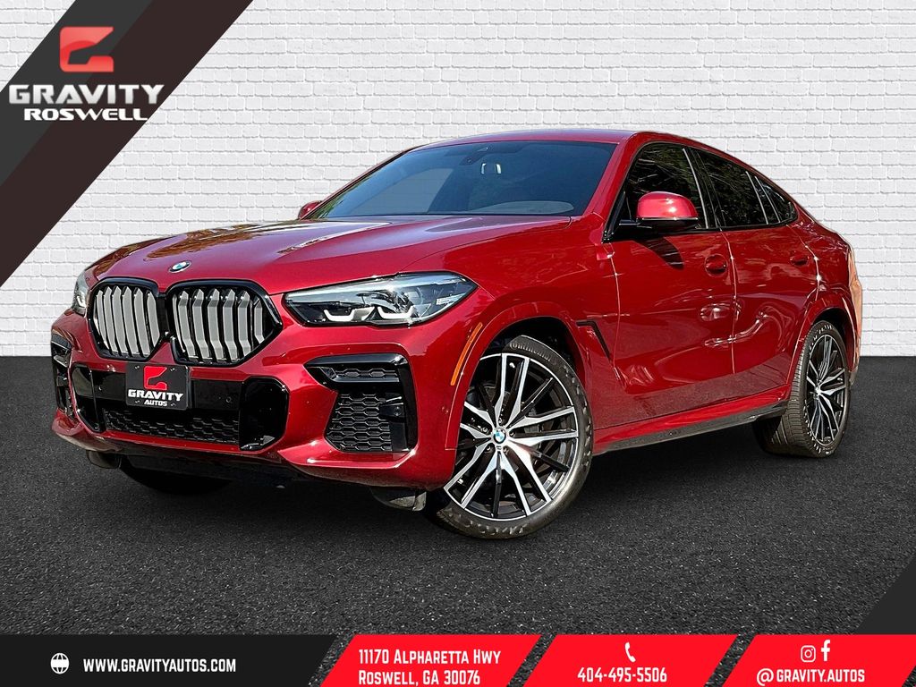 Flamenco Red Metallic 2023 BMW X6 SUV / Crossover All-Wheel Drive 8-Speed Automatic