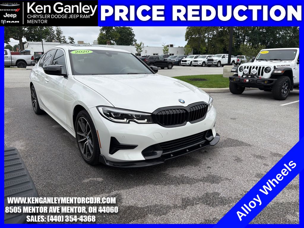 Alpine White 2020 BMW 3 Series Sedan All-Wheel Drive 8-Speed Automatic